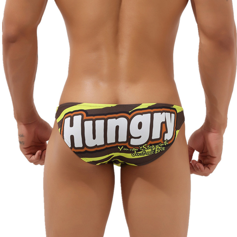 Ανδρικά εσώρουχα SEOBEAN Σέξι σλιπ μπικίνι Χαμηλό ανδρικό σώβρακο Ανδρικά σλιπ με αστεία εμπριμέ σχέδια