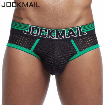 Секси мъжко бельо JOCKMAIL Brand Men brief tanga мъжки слипове меки мрежести долни гащи удобни мъжки слипове бельо