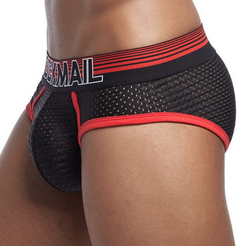 Секси мъжко бельо JOCKMAIL Brand Men brief tanga мъжки слипове меки мрежести долни гащи удобни мъжки слипове бельо