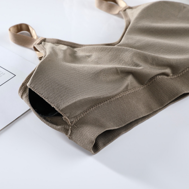 Lenjerie de corp Femei Gather No Steel Ring Lenjerie Sutien Tub Top Înfășurat Piept Frumusețe Spate Bumbac activat Respirabil Secțiune subțire