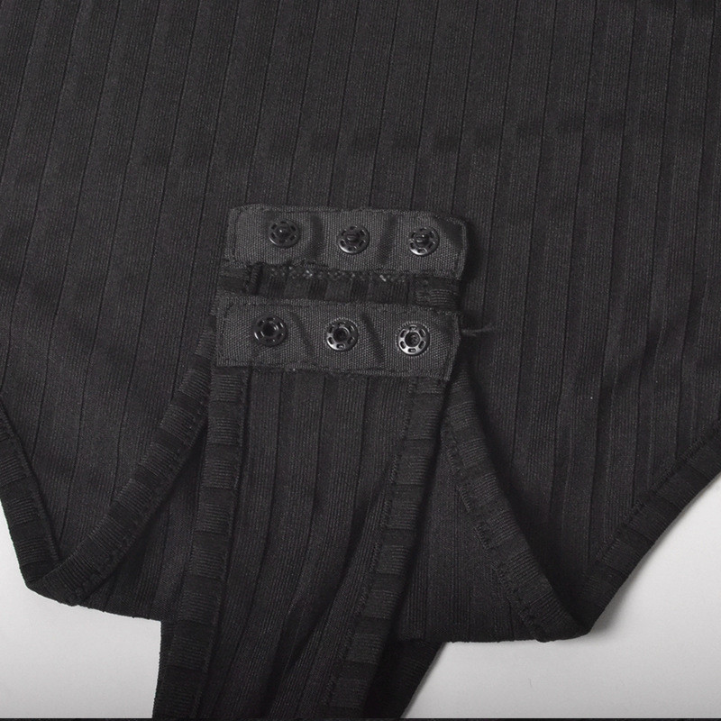 Γυναικεία σιαμέζικη φόρμα πουκάμισο casual πλεκτό Ολόσωμο μπλουζάκι με λαιμόκοψη σε V μακρυμάνικο φόρμα τριγωνικής φόρμας για γυναίκες