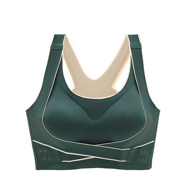Lenjerie de corp activă Femei Antișoc Adunare Anticădere Fitness Vestă spate Lenjerie sport fără urme Sutien fără inele de oțel