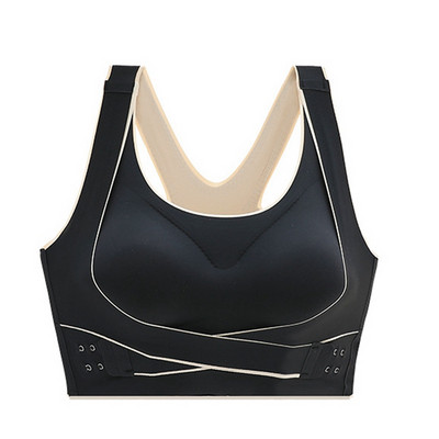 Lenjerie de corp activă Femei Antișoc Adunare Anticădere Fitness Vestă spate Lenjerie sport fără urme Sutien fără inele de oțel
