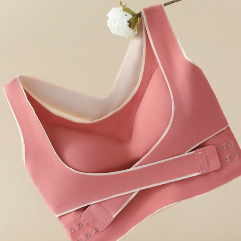 Lenjerie de corp activă Femei Antișoc Adunare Anticădere Fitness Vestă spate Lenjerie sport fără urme Sutien fără inele de oțel