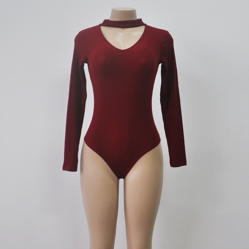 Salopete sexy de primăvară femei 2018 tricotate cu șalter toamnă iarnă negru slim bodycon salopetă salopetă la modă salopete topuri