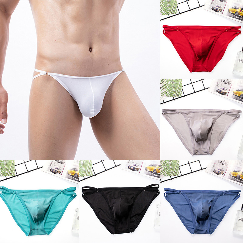 Meeste pesu Aluspüksid Hingav aluspesu Aluspüksid Kuhjuv kott Lühikesed püksid Madala vöökohaga aluspüksid Mehele Calzoncillos Hombre