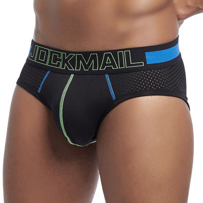 JOCKMAIL Νέο σχεδιασμένο επώνυμα ανδρικά εσώρουχα Σλιπ Διχτυωτό σορτς Cueca ανδρικά εσώρουχα Σέξι ανδρικά εσώρουχα Βαμβακερά που αναπνέουν