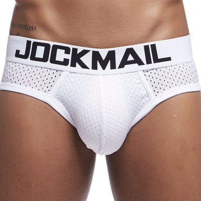JOCKMAIL Νέο σχεδιασμένο επώνυμα ανδρικά εσώρουχα Σλιπ Διχτυωτό σορτς Cueca ανδρικά εσώρουχα Σέξι ανδρικά εσώρουχα Βαμβακερά που αναπνέουν