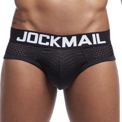 JOCKMAIL Νέο σχεδιασμένο επώνυμα ανδρικά εσώρουχα Σλιπ Διχτυωτό σορτς Cueca ανδρικά εσώρουχα Σέξι ανδρικά εσώρουχα Βαμβακερά που αναπνέουν