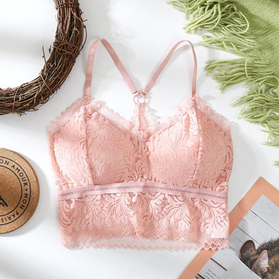 Sutien sexy din dantelă pentru femei de stil nou, tampă de piept dintr-o bucată, tub adunat pentru femei, lenjerie de corp de top, cu push-up, fără bretele, fără jante