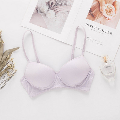 Birdsky, 1 ΤΕΜ. Καλοκαιρινό γυναικείο σουτιέν από μετάξι στηθόδεσμος λεπτή κούπα στήθος push up σύρμα χωρίς στεφάνι 100% καθαρό μετάξι μουριάς, 11 χρώματα. OR-90