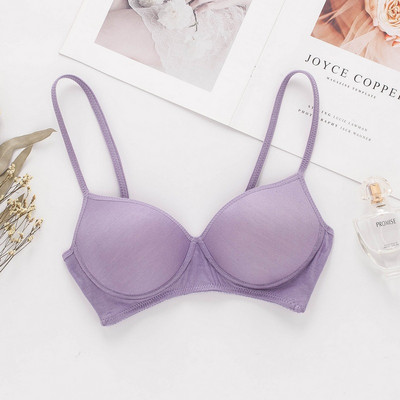 Birdsky, 1 ΤΕΜ. Καλοκαιρινό γυναικείο σουτιέν από μετάξι στηθόδεσμος λεπτή κούπα στήθος push up σύρμα χωρίς στεφάνι 100% καθαρό μετάξι μουριάς, 11 χρώματα. OR-90