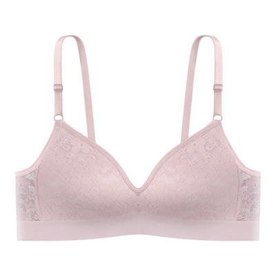 Naiste õmblusteta juhtmevabad mugavad rinnahoidjad Naiste naiste aluspesu Seksikas eemaldatav õlarihm V õhukesed puuvillased rinnahoidjad