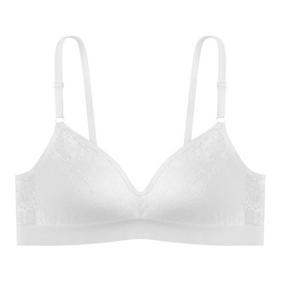 Naiste õmblusteta juhtmevabad mugavad rinnahoidjad Naiste naiste aluspesu Seksikas eemaldatav õlarihm V õhukesed puuvillased rinnahoidjad