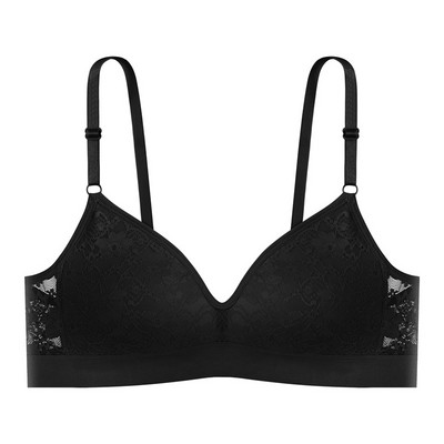 Naiste õmblusteta juhtmevabad mugavad rinnahoidjad Naiste naiste aluspesu Seksikas eemaldatav õlarihm V õhukesed puuvillased rinnahoidjad