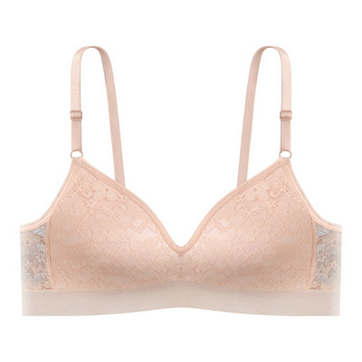 Naiste õmblusteta juhtmevabad mugavad rinnahoidjad Naiste naiste aluspesu Seksikas eemaldatav õlarihm V õhukesed puuvillased rinnahoidjad