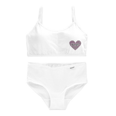 Σουτιέν προπόνησης για κορίτσια από βαμβακερά εσώρουχα