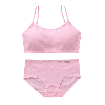 Σουτιέν προπόνησης για κορίτσια από βαμβακερά εσώρουχα