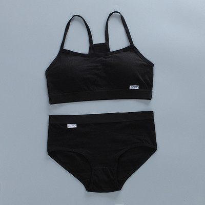 Σουτιέν προπόνησης για κορίτσια από βαμβακερά εσώρουχα