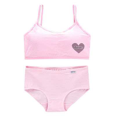 Σουτιέν προπόνησης για κορίτσια από βαμβακερά εσώρουχα