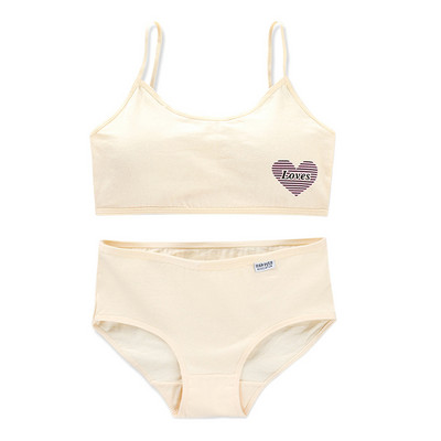 Σουτιέν προπόνησης για κορίτσια από βαμβακερά εσώρουχα