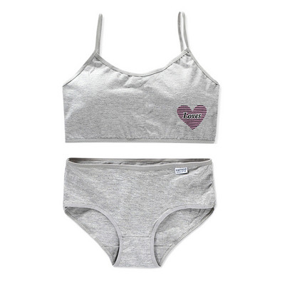 Σουτιέν προπόνησης για κορίτσια από βαμβακερά εσώρουχα