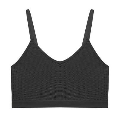 Πορτοκαλί Full Cup Thin Mold Cup Μέτριο μέγεθος Γυναικεία άνετα εσώρουχα χωρίς στήθος που αναπνέουν