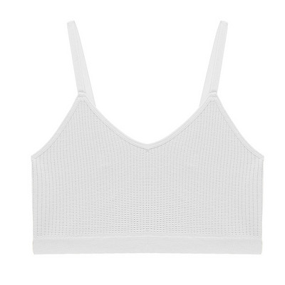 Πορτοκαλί Full Cup Thin Mold Cup Μέτριο μέγεθος Γυναικεία άνετα εσώρουχα χωρίς στήθος που αναπνέουν