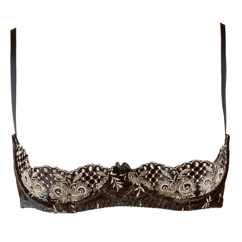 Velvet avatud rinnakorvi ja püksikute komplekt Temptation Prantsuse pitsist rinnahoidja naiste seksikas pesu Bralette tikandid aluspesu rinnahoidja intiimsed