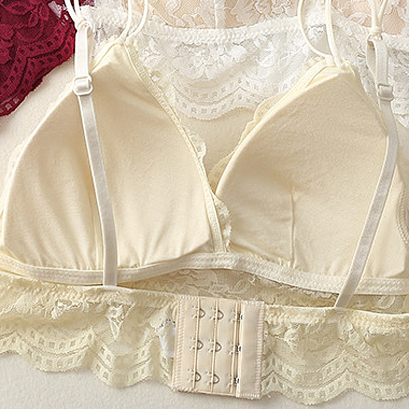 Lenjerie de corp pentru femei Set de sutien din dantelă, lenjerie sexy, senzuală, fără spate, căptușită, chiloți cu talie joasă, intime pentru femei