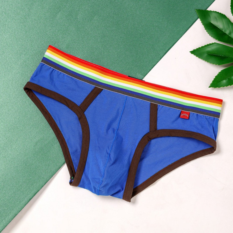 Ανδρικά εσώρουχα U Pouch Ανδρικά Σλιπ Μόδα Ανδρικά Βαμβακερά Μπικίνι Ψηλό Ελαστικό Αναπνεύσιμο Σώβρακο Χαμηλής Μέσης Εσώρουχα Χαμηλής Μέσης