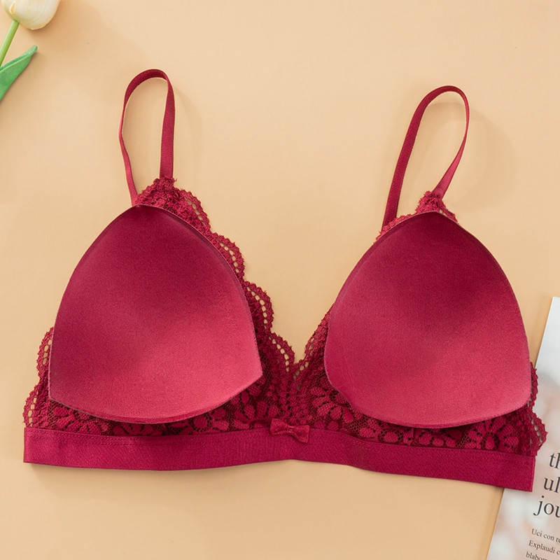 Beauty Back Σέξι γυναικεία εσώρουχα Διαφανές σουτιέν με δαντέλα Push-up Σουτιέν με σύρμα χωρίς επένδυση με φλοράλ Σετ γυναικεία εσώρουχα