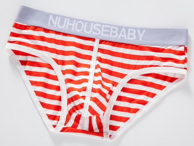 Slip pentru bărbați sexy, cu dungi, chiloți din bumbac cu talie joasă, lenjerie pentru bărbați, lenjerie confortabilă, pantaloni pentru bărbați, YJ004