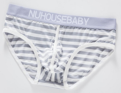 Slip pentru bărbați sexy, cu dungi, chiloți din bumbac cu talie joasă, lenjerie pentru bărbați, lenjerie confortabilă, pantaloni pentru bărbați, YJ004
