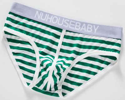 Slip pentru bărbați sexy, cu dungi, chiloți din bumbac cu talie joasă, lenjerie pentru bărbați, lenjerie confortabilă, pantaloni pentru bărbați, YJ004