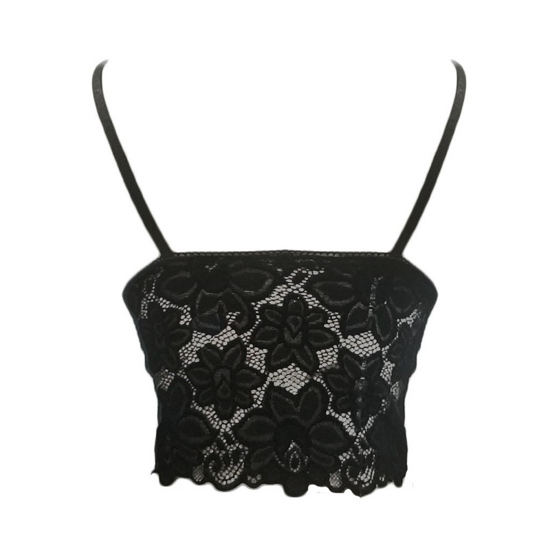 Camașă înfășurată în piept cu bretele din dantelă Top Lenjerie intima nouă pentru dama Camolă Negru Alb Femei Crop Top Sutiene pentru femei Lenjerie