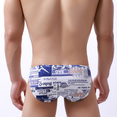 Seksi muško donje rublje Gaćice s printom Prozračne muške gaćice Cueca Tanga Pouch Mrežaste gaćice Slip Homme Calzoncillos HT065