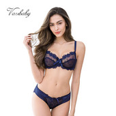 Varsbaby Femei Sexy Slim Dantela Lenjerie Doamna Underwire Floral Marime Sutien Sets