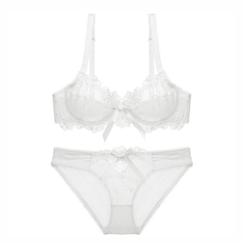 Varsbaby Femei Sexy Slim Dantela Lenjerie Doamna Underwire Floral Marime Sutien Sets