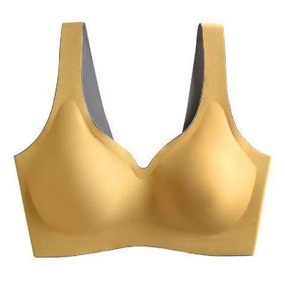 Sutien din mătase de gheață pentru femei M-2XL Bralette mare cu cataramă pe spate Top Lenjerie