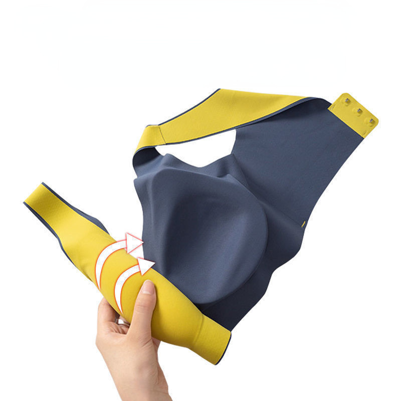 Sutien din mătase de gheață pentru femei M-2XL Bralette mare cu cataramă pe spate Top Lenjerie