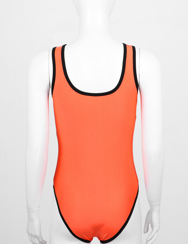 Γυναικείο Ολόσωμο απόκριες κολοκύθας με στάμπα U λαιμόκοψη αμάνικα πατημένα κουμπιά με καβάλο Leotard Bodycon Φανταστικά πάρτι