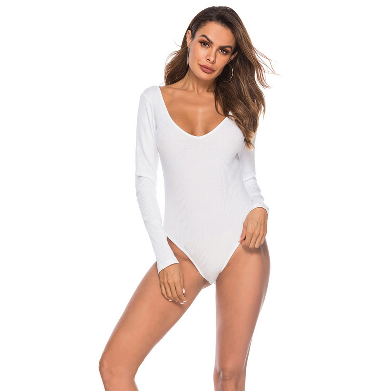 EIFER kootud seksikas body, naiste must V kaelus, sügise õhukesed püksid naiste kombinesoonid, talvised põhibodid