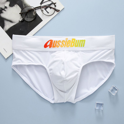 Vyriškos kelnaitės pieno šilko žemo juosmens elastinės stereo komforto aussiebum