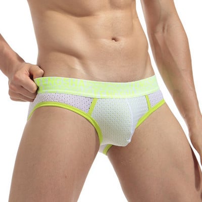 Suvised Meeste Aluspüksid Lühikesed püksid Võrgusttrükiga Meeste Nailonist Pehmed Seksikad Hingavad Calzoncillos Aluspüksid