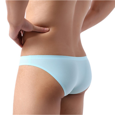 WIDYZON Vyriški seksualūs apatiniai kelnaitės Besiūlės, kvėpuojančios vyriškos kelnaitės U, išgaubtas maišelis, tinklelis, tvirtas vyriškas kelnaitės Calzoncillos apatinės kelnės