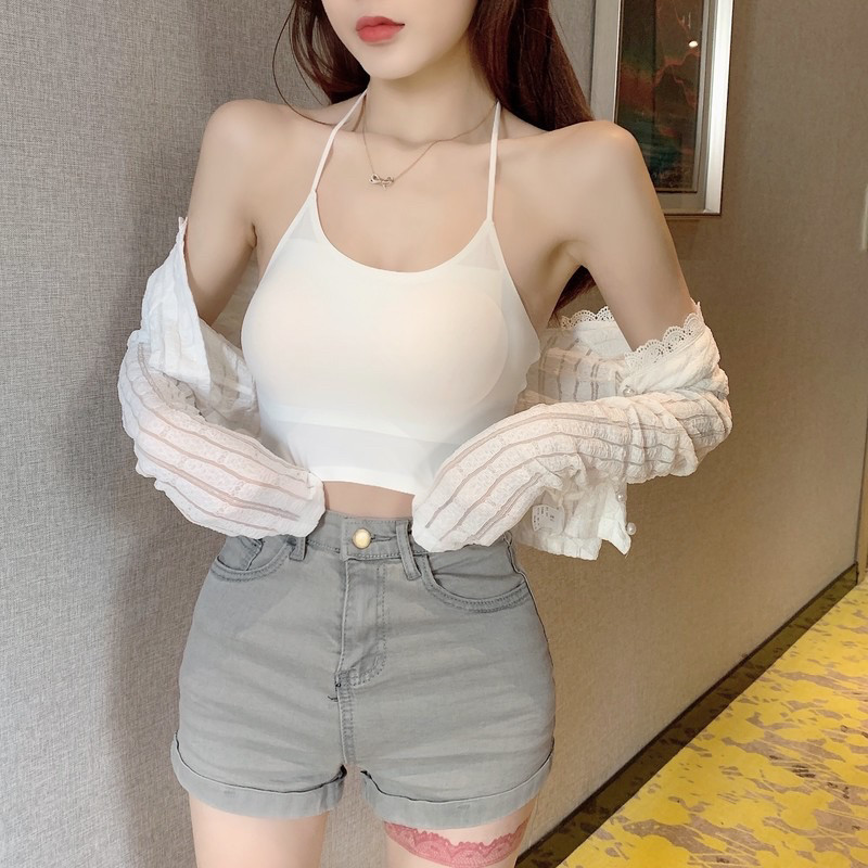 Sexy Beauty backded σουτιέν με επένδυση γιόγκα Γυναικείο γιλέκο τανκ Αφαιρούμενο σουτιέν γυμναστικής Λεπτό λουράκι ώμου Γυναικεία αθλητικά αντικραδασμικά εσώρουχα