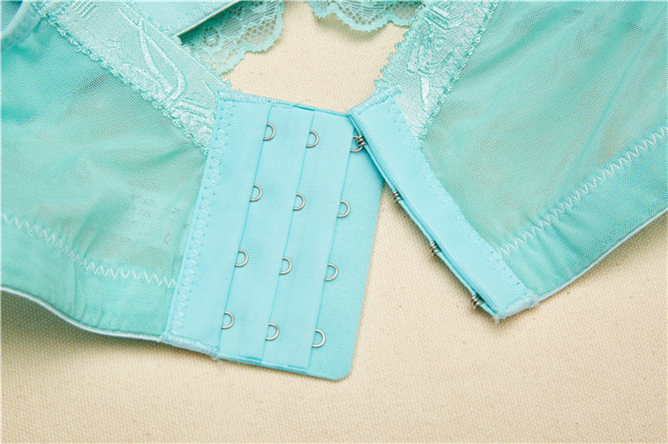 Set sutien fără jante pentru femei, sexy din dantelă, secțiune subțire, bralette, chiloți, lenjerie de corp prietenoasă cu pielea