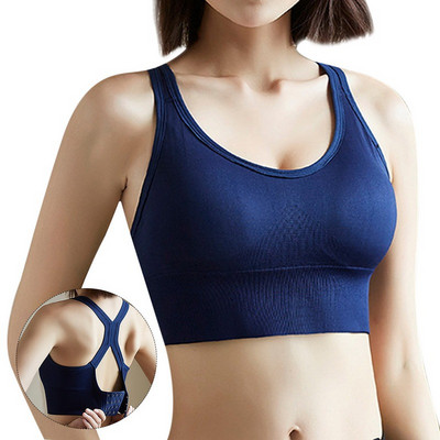 Ženski sportski grudnjak za jogu Prsluk za trčanje Donje rublje za vježbanje u teretani Podstavljene kratke majice Push Up Ženska sportska odjeća Grudnjaci za fitness