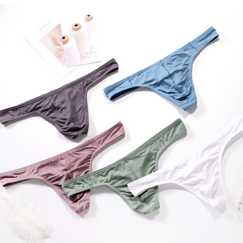 Aluspesu Mehed Seksikad Sissy Aluspüksid Õhukesed Modal U-kott Meestele Aluspüksid Hingavad bikiinipüksid Kiirelt kuivavad aluspüksid Slip Hombre Aluspüksid
